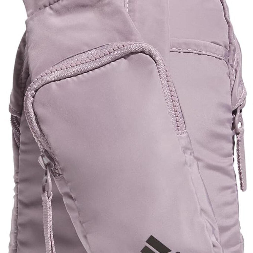 adidas Essentials 2 Sling Crossbody Bag Fig Purple/Black, One Size NWOT - Picture 4 of 7